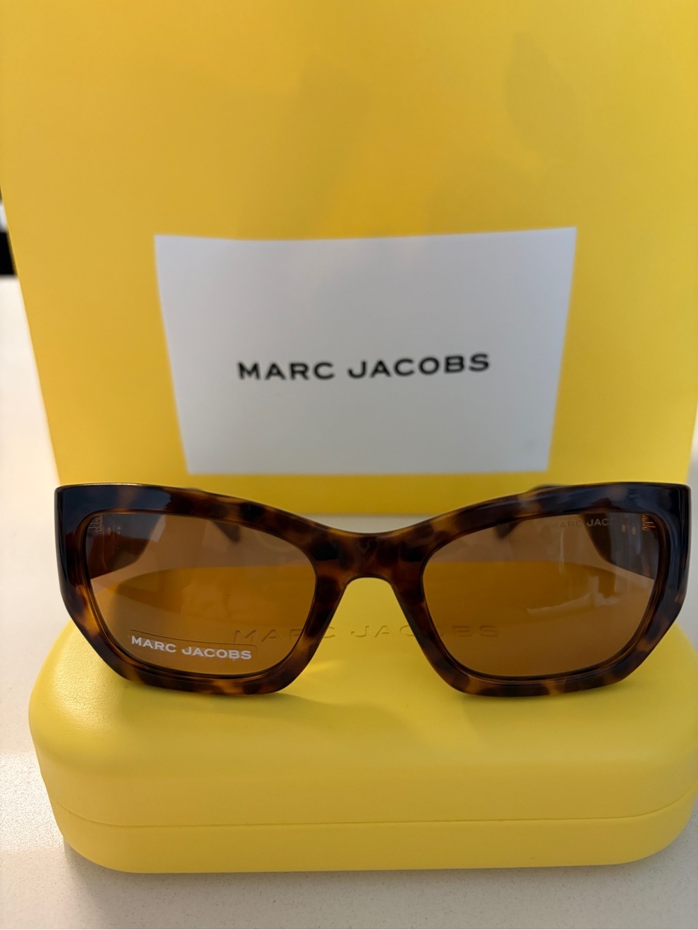 Marc Jacobs Tortoiseshell Brown Cat-Eye Sunglasses